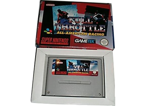 Image Jeux Vidéo Full Throttle All-American Racing Super Nintendo