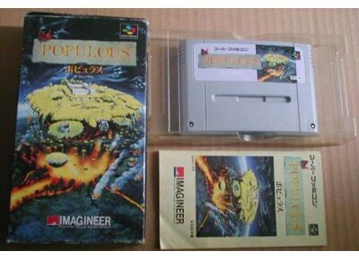 Image Jeux Vidéo Populous Super Famicom