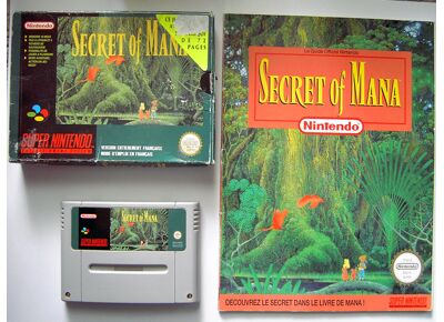 Jeux Vidéo Secret of Mana (avec guide) Super Nintendo