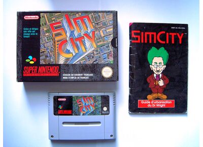 Image Jeux Vidéo Sim City Super Nintendo