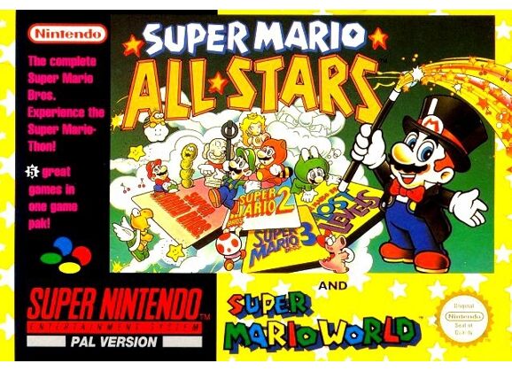 Image Jeux Vidéo Super Mario All-Stars / Super Mario World Super Nintendo