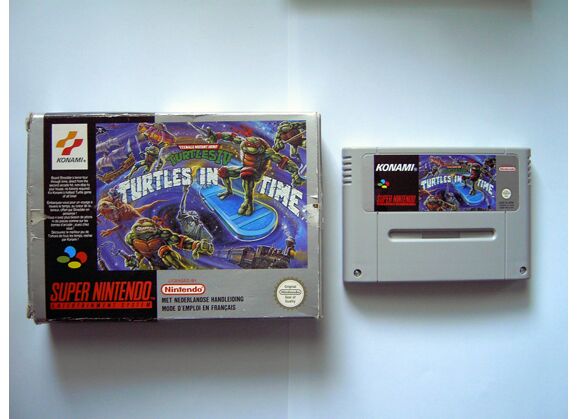 Image Jeux Vidéo Teenage Mutant Hero Turtles IV Turtles in Time Super Nintendo