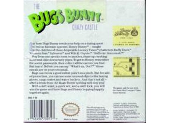 Image Jeux Vidéo The Bugs Bunny Crazy Castle Game Boy