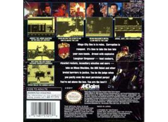 Image Jeux Vidéo Judge Dredd Game Boy