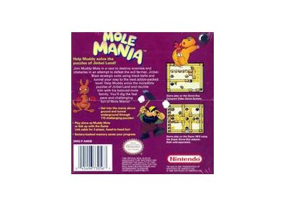 Image Jeux Vidéo Mole Mania Game Boy