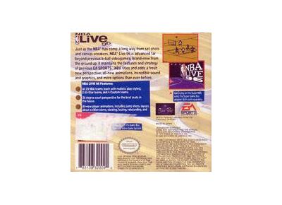Image Jeux Vidéo NBA Live 96 Game Boy