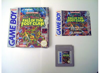 Jeux Vidéo Teenage Mutant Ninja Turtles Fall of the Foot Clan Game Boy