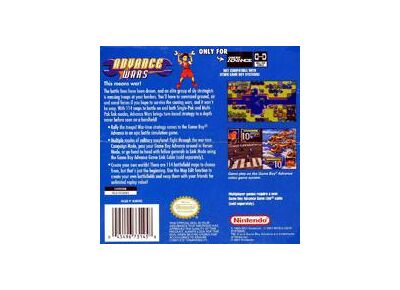 Jeux Vidéo Advance Wars Game Boy Advance