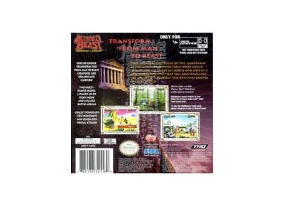 Image Jeux Vidéo Altered Beast Guardian of the Realms Game Boy Advance