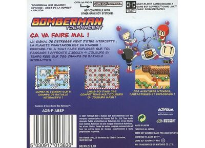 Jeux Vidéo Bomberman Tournament Game Boy Advance