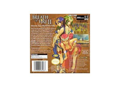 Image Jeux Vidéo Breath of Fire II Game Boy Advance