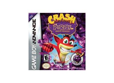 Image Jeux Vidéo Crash Bandicoot Purple Ripto's Rampage Game Boy Advance