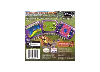 Image Jeux Vidéo Crash Bandicoot Purple Ripto's Rampage Game Boy Advance