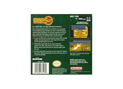 Jeux Vidéo Golden Sun Game Boy Advance
