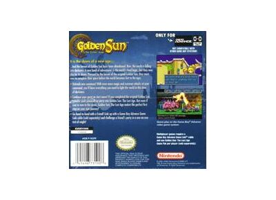 Image Jeux Vidéo Golden Sun The Lost Age Game Boy Advance