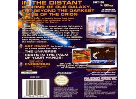 Image Jeux Vidéo Iridion 3D Game Boy Advance