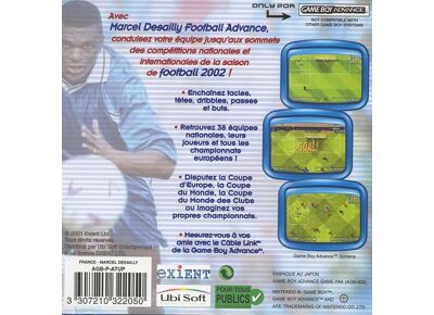 Image Jeux Vidéo Marcel Desailly Football Advance Game Boy Advance