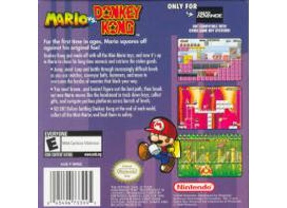 Image Jeux Vidéo Mario vs. Donkey Kong Game Boy Advance