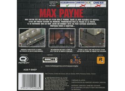 Image Jeux Vidéo Max Payne Game Boy Advance
