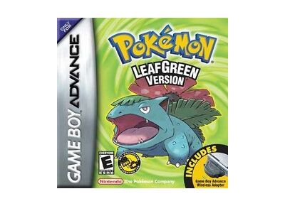 Image Jeux Vidéo Pokémon LeafGreen Version Game Boy Advance