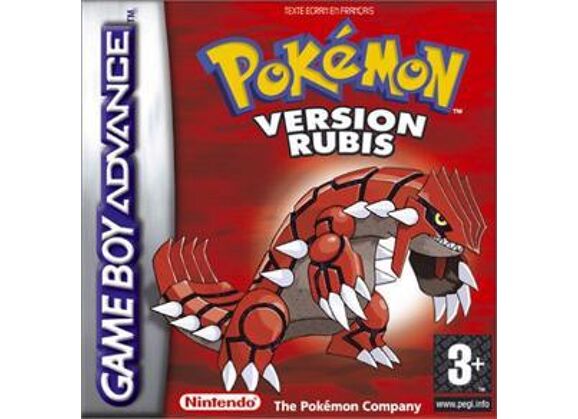 Image Jeux Vidéo Pokémon Version Rubis Game Boy Advance Game Boy Advance