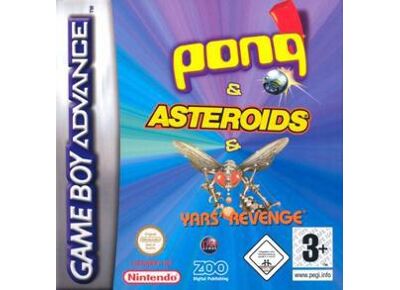 Image Jeux Vidéo Pong / Asteroids / Yar's Revenge Game Boy Advance