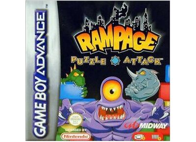 Jeux Vidéo Rampage Puzzle Attack Game Boy Advance