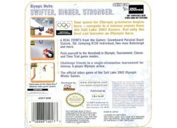 Image Jeux Vidéo Salt Lake 2002 Game Boy Advance