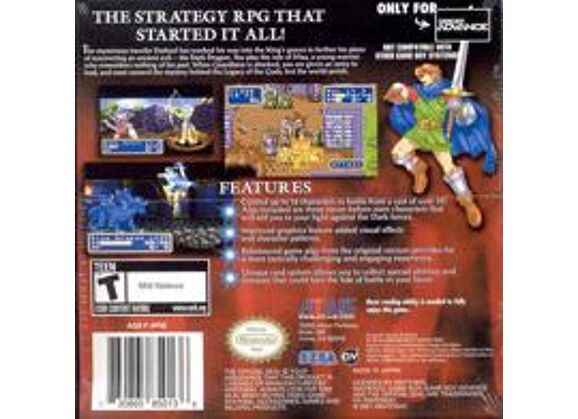 Image Jeux Vidéo Shining Force Resurrection of the Dark Dragon Game Boy Advance