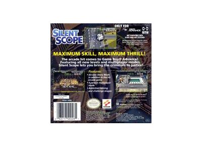 Image Jeux Vidéo Silent Scope Game Boy Advance