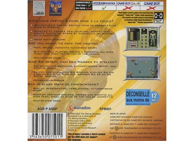 Image Jeux Vidéo Speedball 2 Game Boy Advance