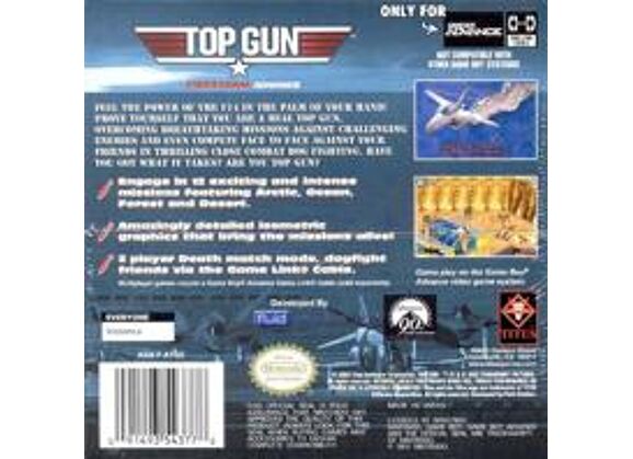 Image Jeux Vidéo Top Gun Firestorm Advance Game Boy Advance