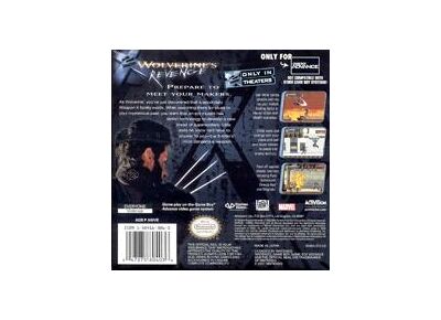 Image Jeux Vidéo X2 Wolverine's Revenge Game Boy Advance