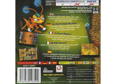 Image Jeux Vidéo Zapper Game Boy Advance