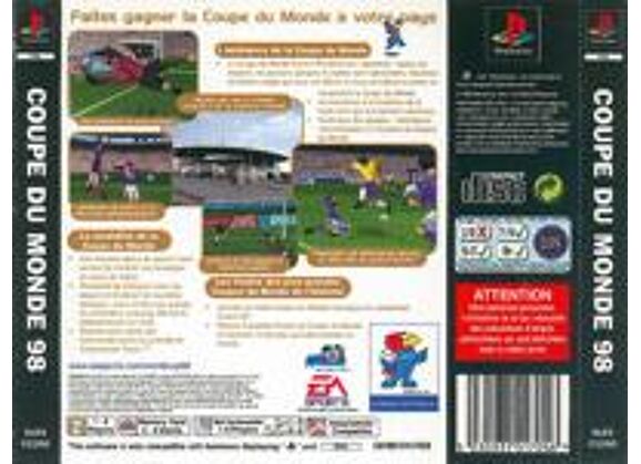 Image Jeux Vidéo Coupe Du Monde 98 PlayStation 1 (PS1)