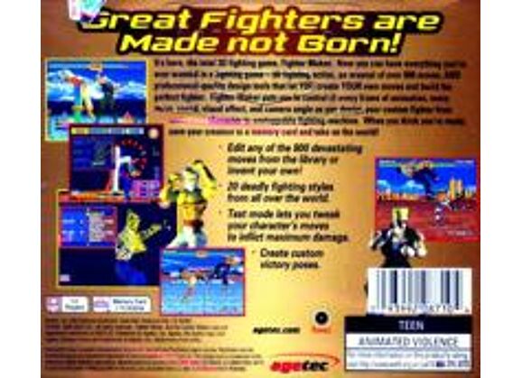 Image Jeux Vidéo Fighter Maker PlayStation 1 (PS1)