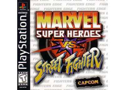 Jeux Vidéo Marvel Super Heroes vs Street Fighter PlayStation 1 (PS1)