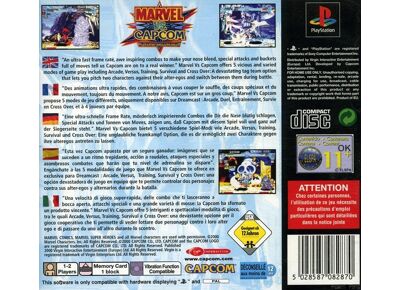 Image Jeux Vidéo Marvel vs. Capcom Clash of Super Heroes PlayStation 1 (PS1)