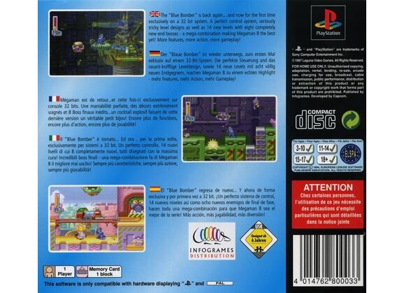 Image Jeux Vidéo Mega Man 8 PlayStation 1 (PS1)