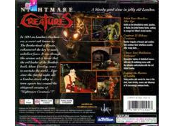 Image Jeux Vidéo Nightmare Creatures PlayStation 1 (PS1)