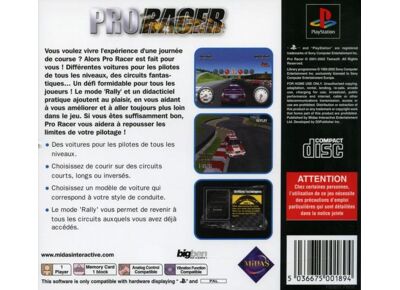 Jeux Vidéo Pro Racer PlayStation 1 (PS1)