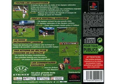 Jeux Vidéo UEFA Striker PlayStation 1 (PS1)