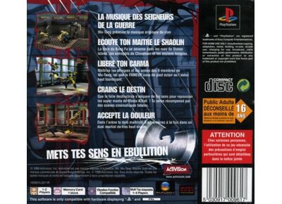 Image Jeux Vidéo Wu-Tang Shaolin Style PlayStation 1 (PS1)