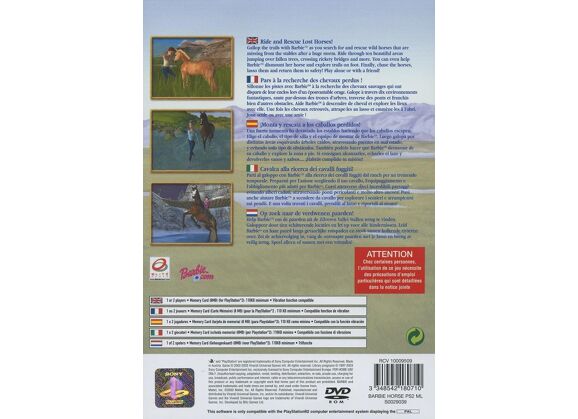Image Jeux Vidéo Barbie Horse Adventure PlayStation 2 (PS2)