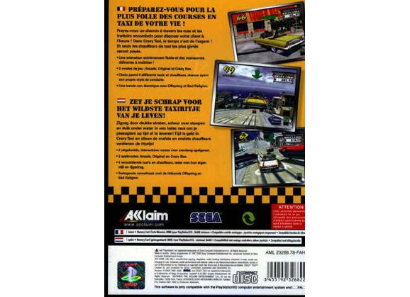 Image Jeux Vidéo Crazy Taxi PlayStation 2 (PS2)