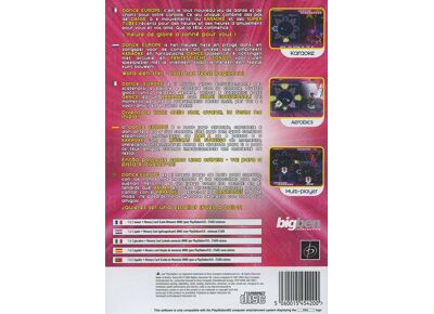 Jeux Vidéo Dance Europe PlayStation 2 (PS2)
