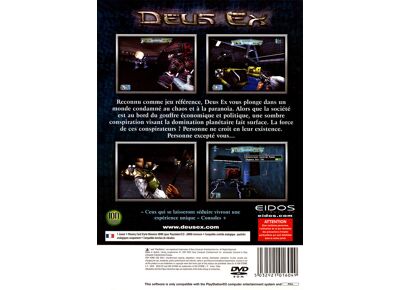 Jeux Vidéo Deus Ex The Conspiracy PlayStation 2 (PS2)