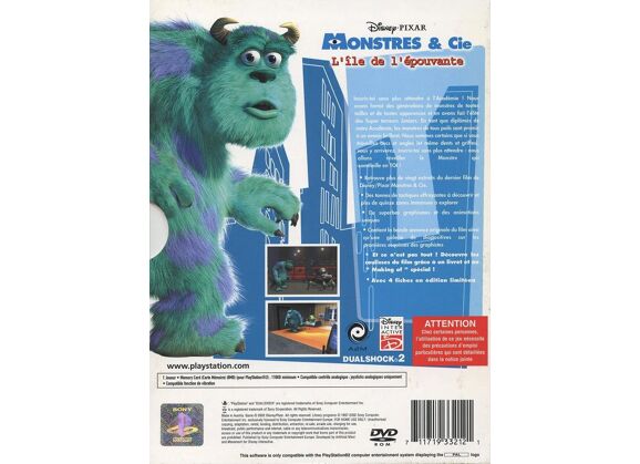 Image Jeux Vidéo Disney/Pixar Monstres & Compagnie L' Ile de l' Epouvante PlayStation 2 (PS2)