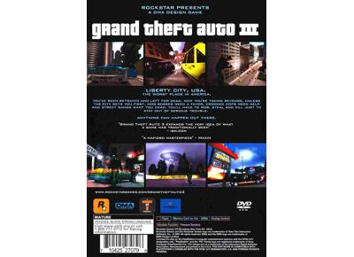 Jeux Vidéo Grand Theft Auto III PlayStation 2 (PS2)