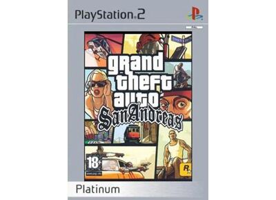 Jeux Vidéo Grand Theft Auto San Andreas (Platinum) PlayStation 2 (PS2)